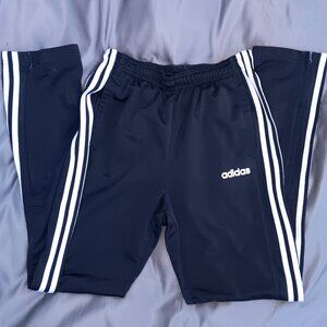 Adidas Sport Pants, Unisex Black and White, Size Medium